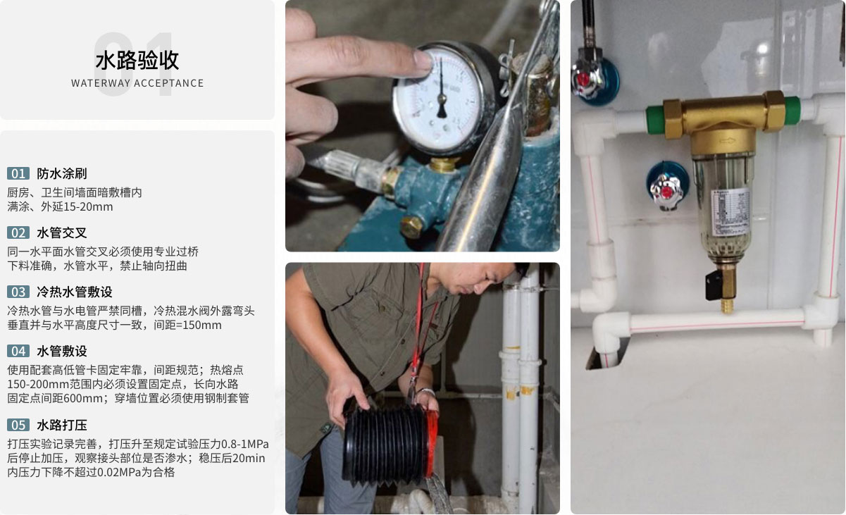 装修水路验收